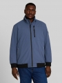 Tom Tailor Plus Size - Blouson Jacke mit verstaubarer Kapuze - Vintage Indigo Blue Tom Tailor Plus Size - Blouson Jacke mit verstaubarer Kapuze - Vintage Indigo Blue