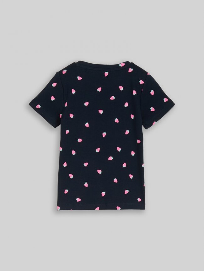 Tom Tailor T-Shirt mit Erdbeer-Motiv - Small Strawberry Print Tom Tailor T-Shirt mit Erdbeer-Motiv - Small Strawberry Print