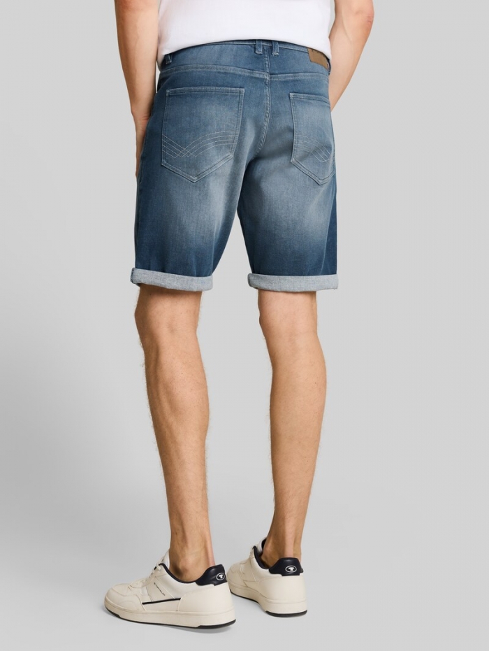Tom Tailor TTMARVIN STRAIGHT Jeans Shorts mit Stretch - Mid Stone Blue Grey Denim Tom Tailor TTMARVIN STRAIGHT Jeans Shorts mit Stretch - Mid Stone Blue Grey Denim