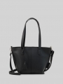 Tom Tailor TTAVRIL M Shopper mit Ziernaht - Schwarz / Black Tom Tailor TTAVRIL M Shopper mit Ziernaht - Schwarz / Black