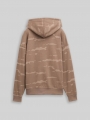 Tom Tailor Oversize Hoodie Sweatshirt mit Allover-Print - Spotted Taupe Design Tom Tailor Oversize Hoodie Sweatshirt mit Allover-Print - Spotted Taupe Design