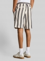Tom Tailor Relaxed Fit Shorts mit Streifenmuster - Wool White Big Stripe Tom Tailor Relaxed Fit Shorts mit Streifenmuster - Wool White Big Stripe