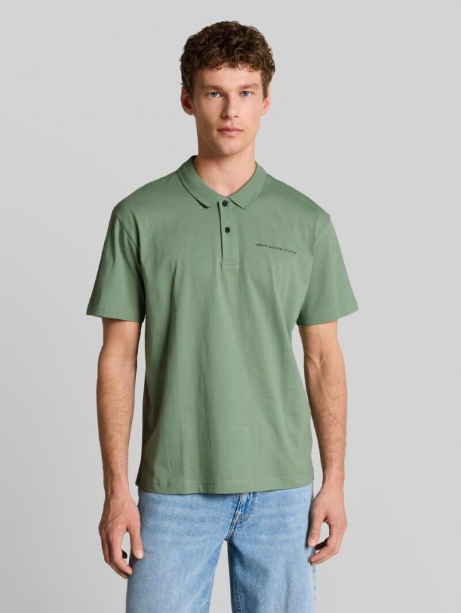Tom Tailor Relaxed Fit Poloshirt aus Baumwolle - Sea Spray Tom Tailor Relaxed Fit Poloshirt aus Baumwolle - Sea Spray