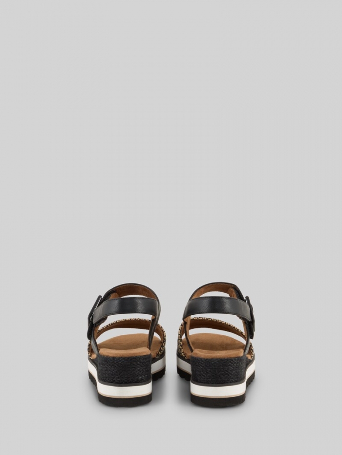 Tom Tailor Sandalen mit Keilabsatz - Black Tom Tailor Sandalen mit Keilabsatz - Black