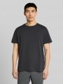 Tom Tailor T-Shirt mit Logo-Stickerei - Tarmac Grey Tom Tailor T-Shirt mit Logo-Stickerei - Tarmac Grey