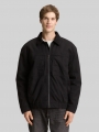 Tom Tailor Relaxed Fit Jacke mit Cord-Kragen - Black Tom Tailor Relaxed Fit Jacke mit Cord-Kragen - Black