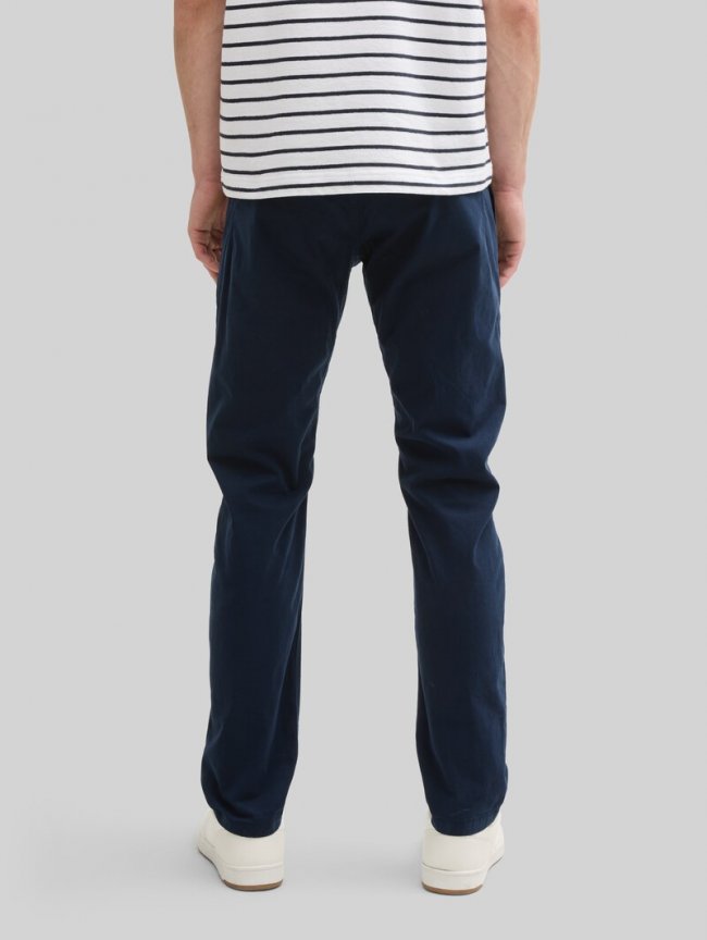 Tom Tailor Tapered Chino Hose - Sky Captain Blue Tom Tailor Tapered Chino Hose - Sky Captain Blue