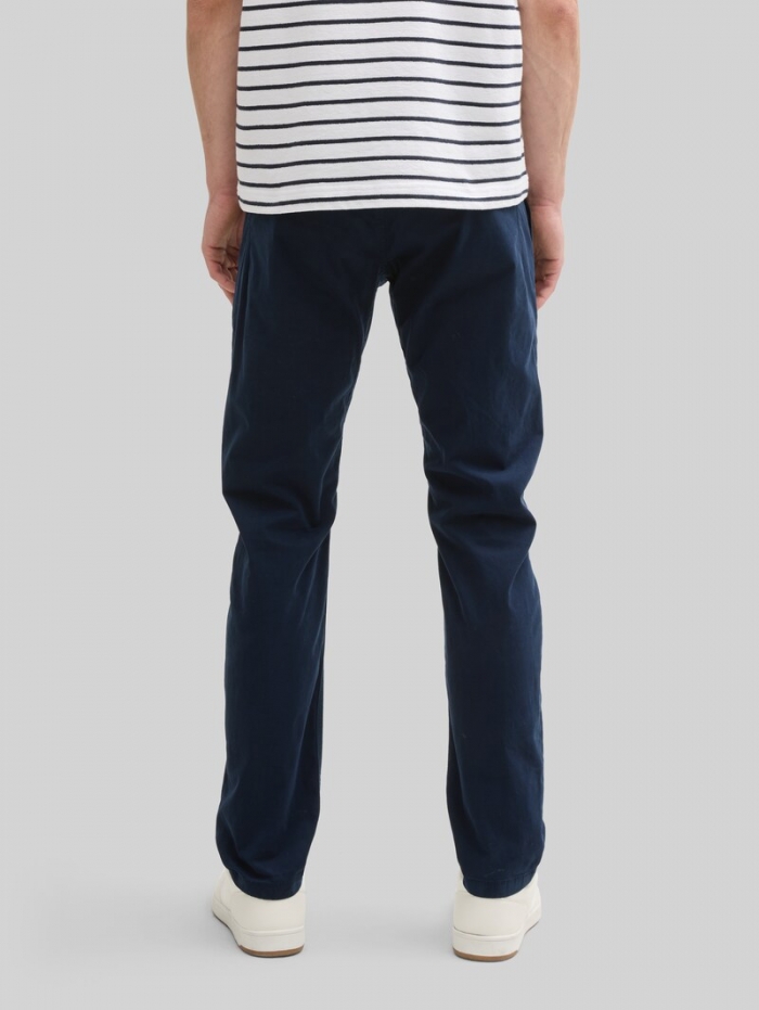 Tom Tailor Tapered Chino Hose - Sky Captain Blue Tom Tailor Tapered Chino Hose - Sky Captain Blue
