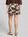 Tom Tailor Crinkle Relaxed Fit Shorts - Brown Palmtree Print Tom Tailor Crinkle Relaxed Fit Shorts - Brown Palmtree Print