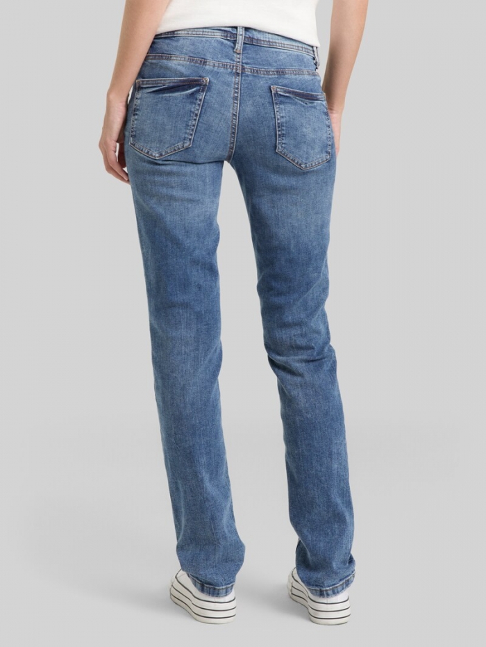 Tom Tailor TTALEXA STRAIGHT Jeans - Random Bleached Blue Denim Tom Tailor TTALEXA STRAIGHT Jeans - Random Bleached Blue Denim