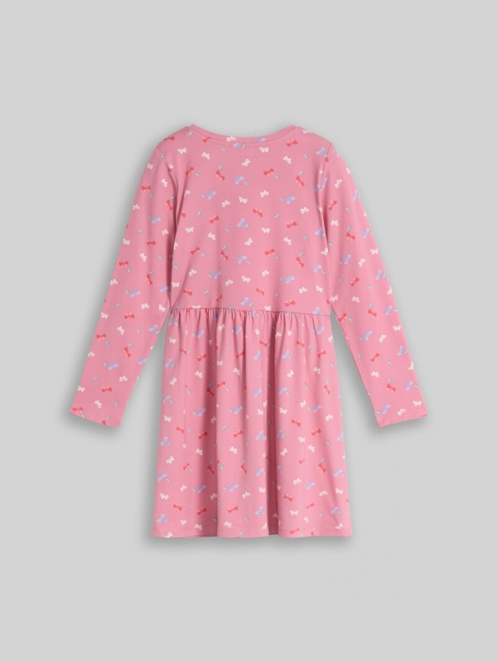 Tom Tailor Mini-Kleid mit Muster - Pink Mini Butterfly Design Tom Tailor Mini-Kleid mit Muster - Pink Mini Butterfly Design