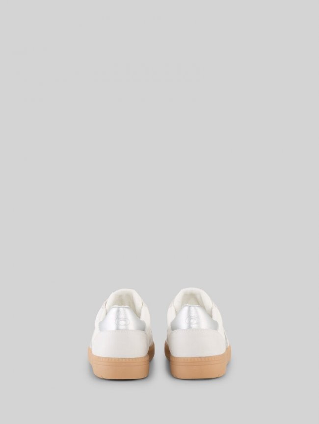 Tom Tailor Sneaker mit Metallic-Details - White Grey Tom Tailor Sneaker mit Metallic-Details - White Grey