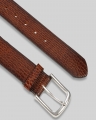 Tom Tailor TTROY Ledergürtel mit abgerundeter Dornschließe - Cognac Uni Tom Tailor TTROY Ledergürtel mit abgerundeter Dornschließe - Cognac Uni