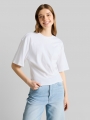 Tom Tailor T-Shirt mit Knotendetail - White Tom Tailor T-Shirt mit Knotendetail - White