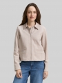 Tom Tailor Regular Fit Jacke mit Reißverschluss - Soft Taupe Melange Tom Tailor Regular Fit Jacke mit Reißverschluss - Soft Taupe Melange