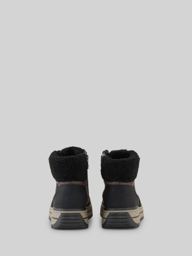 Tom Tailor Wasserfeste Stiefeletten mit Plateau-Sohle - Black Tom Tailor Wasserfeste Stiefeletten mit Plateau-Sohle - Black