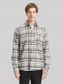 Tom Tailor Relaxed Fit Hemd mit Karomuster - Greyish White Black Check Tom Tailor Relaxed Fit Hemd mit Karomuster - Greyish White Black Check