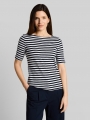 Tom Tailor T-Shirt mit Streifenmuster - Navy Offwhite Stripe Tom Tailor T-Shirt mit Streifenmuster - Navy Offwhite Stripe