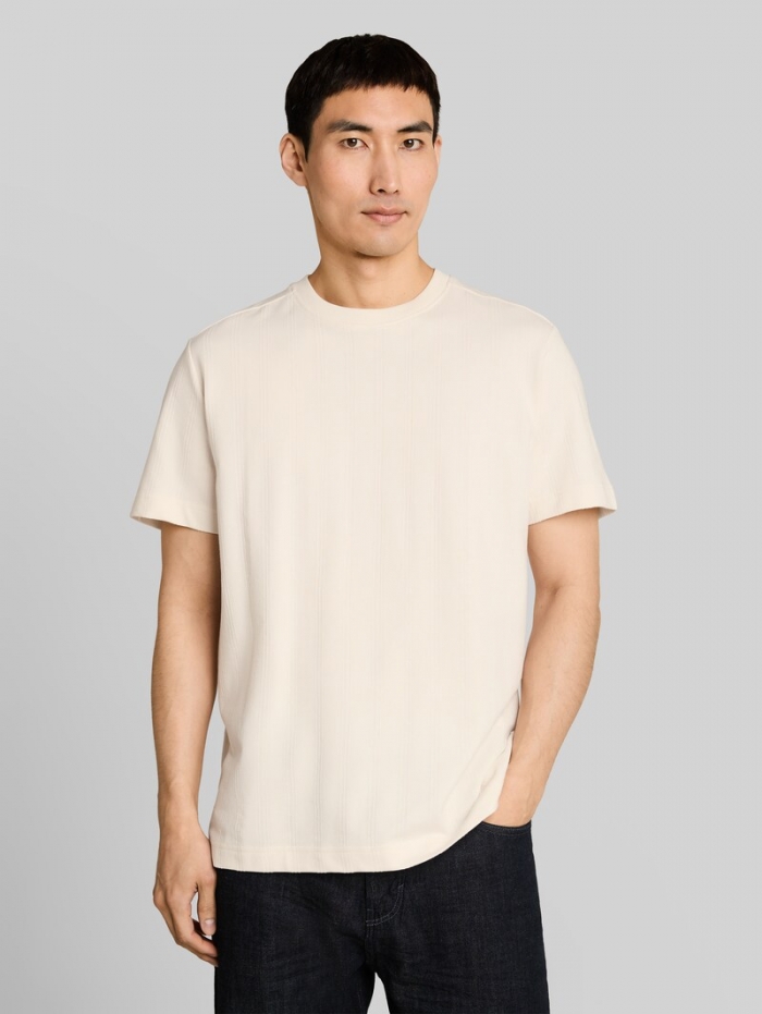 Tom Tailor T-Shirt aus Baumwolle - Gardenia White Tom Tailor T-Shirt aus Baumwolle - Gardenia White