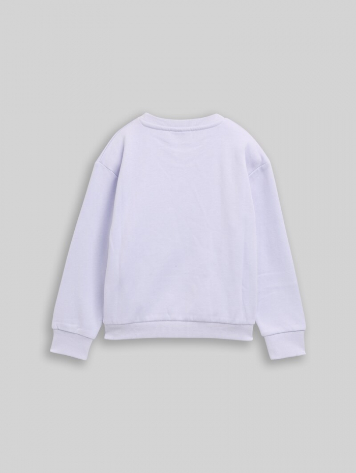 Tom Tailor Cropped Sweatshirt mit Wendepailletten - Light Lavender Tom Tailor Cropped Sweatshirt mit Wendepailletten - Light Lavender