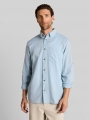 Tom Tailor Regular Fit Hemd mit Turn-Up-Funktion - Mountain Blue Herringbone Tom Tailor Regular Fit Hemd mit Turn-Up-Funktion - Mountain Blue Herringbone