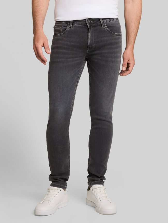 Tom Tailor TTTROY SLIM Jeans - Clean Dark Stone Grey Denim Tom Tailor TTTROY SLIM Jeans - Clean Dark Stone Grey Denim
