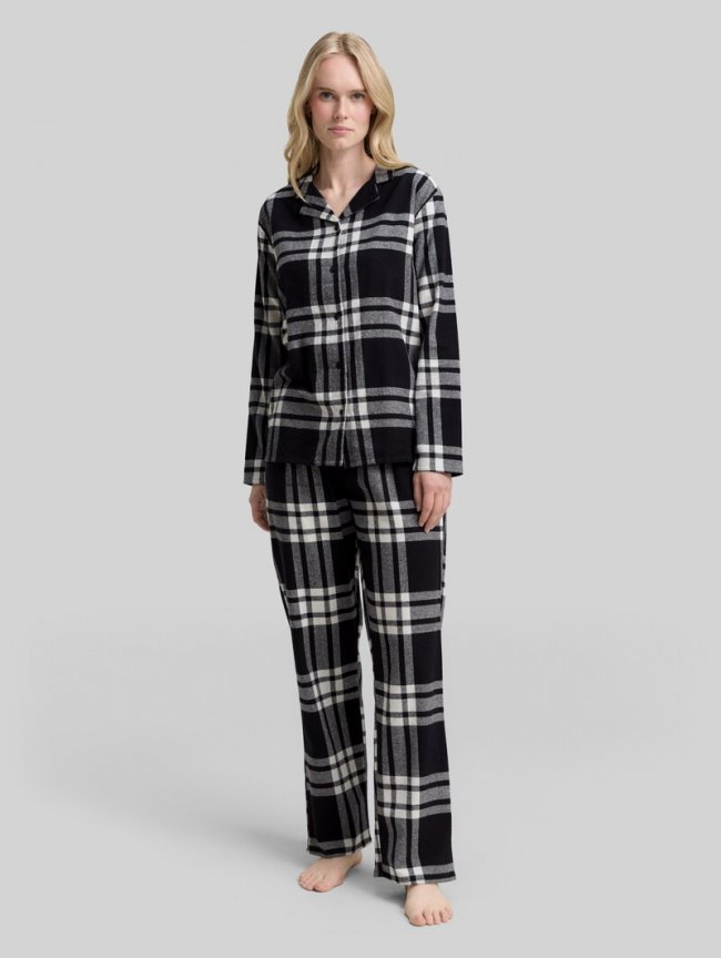 Tom Tailor Pyjama-Set mit Karomuster - Grey-dark-check Tom Tailor Pyjama-Set mit Karomuster - Grey-dark-check