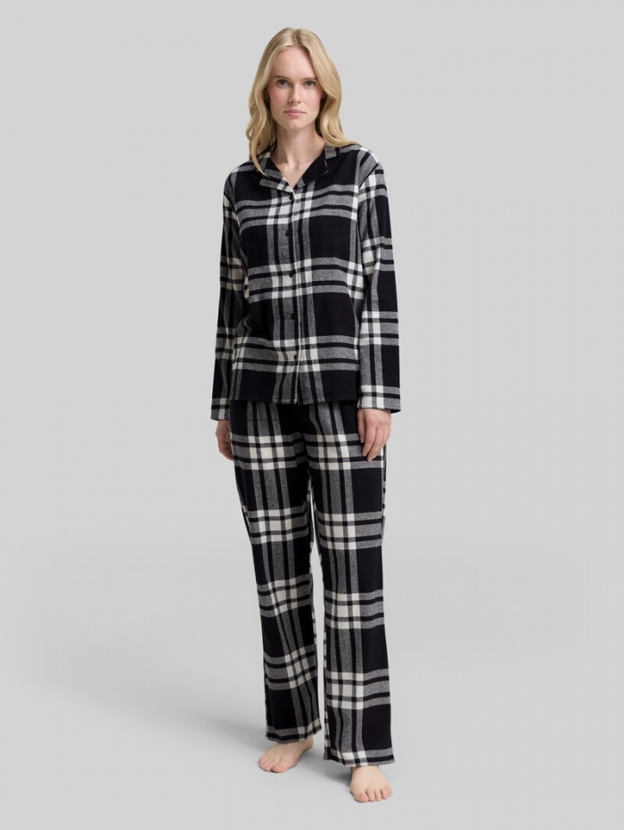 Tom Tailor Pyjama-Set mit Karomuster - Grey-dark-check Tom Tailor Pyjama-Set mit Karomuster - Grey-dark-check