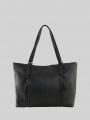 Tom Tailor TTBECA L Shopper mit Reißverschluss-Details - Schwarz / Black