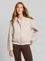 Tom Tailor Blouson Jacke in Melange-Optik - Atmosphere Beige Melange Tom Tailor Blouson Jacke in Melange-Optik - Atmosphere Beige Melange