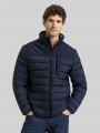 Tom Tailor Hybrid Steppweste mit Stehkragen - Sky Captain Blue Tom Tailor Hybrid Steppweste mit Stehkragen - Sky Captain Blue