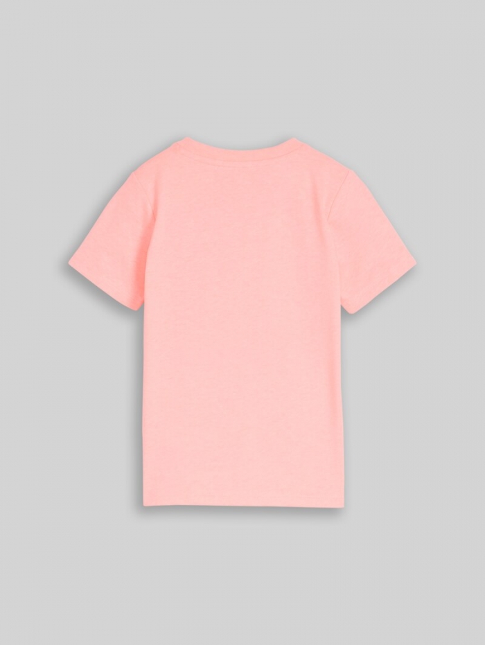 Tom Tailor Basic T-Shirt - Soft Neon Pink Tom Tailor Basic T-Shirt - Soft Neon Pink