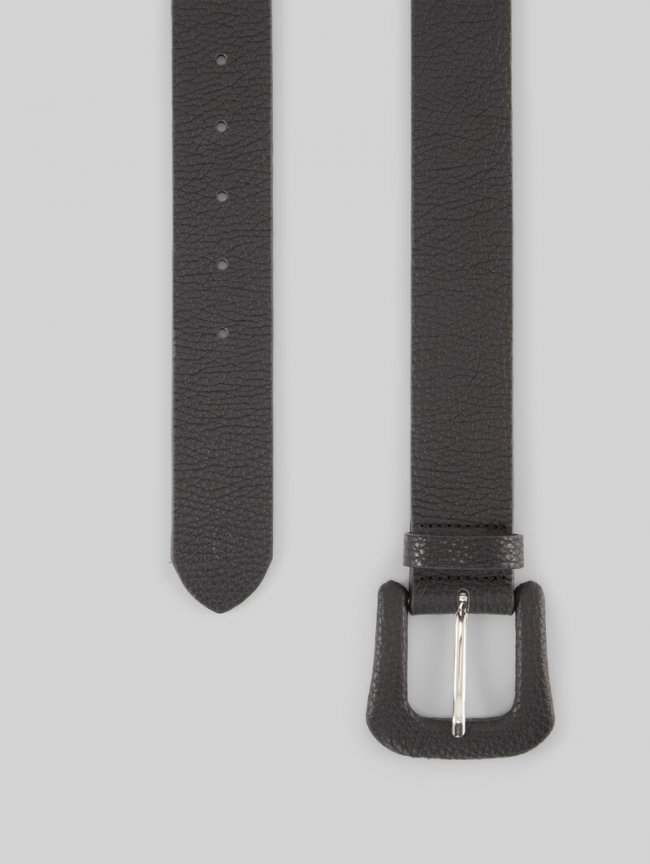 Tom Tailor TTAUDREY Ledergürtel mit bezogener Dornschließe - Black Uni Tom Tailor TTAUDREY Ledergürtel mit bezogener Dornschließe - Black Uni