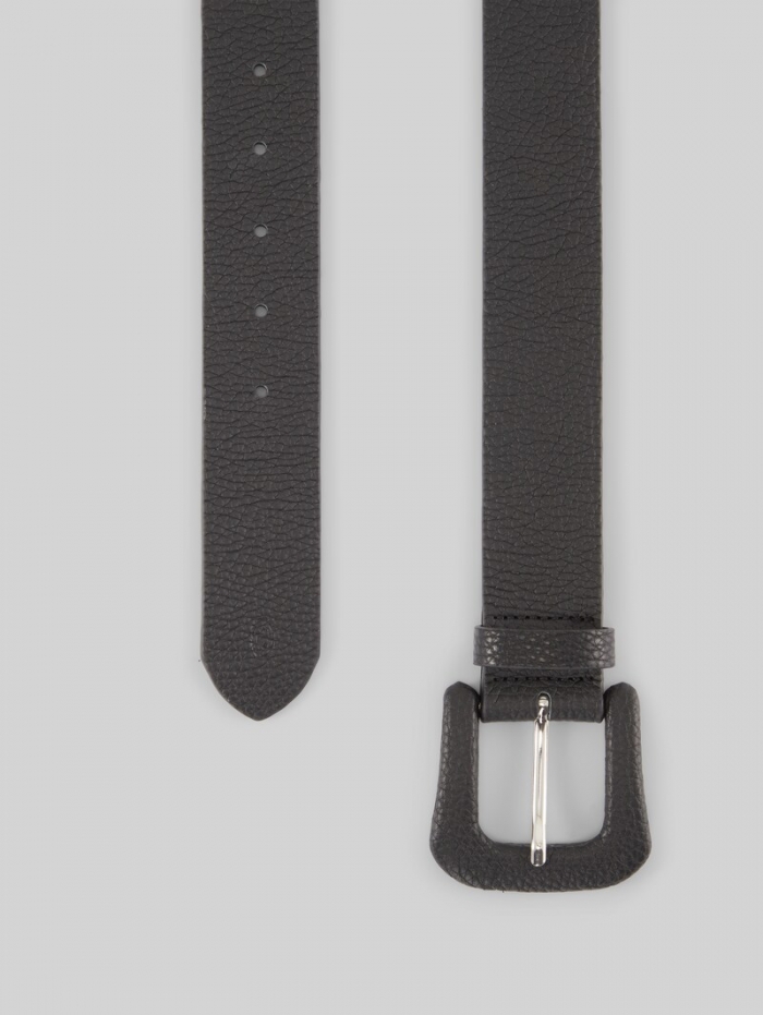 Tom Tailor TTAUDREY Ledergürtel mit bezogener Dornschließe - Black Uni Tom Tailor TTAUDREY Ledergürtel mit bezogener Dornschließe - Black Uni