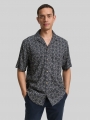 Tom Tailor Comfort Fit Kurzarmhemd im Hawaii-Look - Navy Mosaic Design Tom Tailor Comfort Fit Kurzarmhemd im Hawaii-Look - Navy Mosaic Design