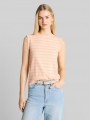 Tom Tailor Top mit Streifenmuster - Apricot White Gradient Stripe Tom Tailor Top mit Streifenmuster - Apricot White Gradient Stripe