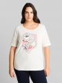 Tom Tailor Plus Size - T-Shirt mit Print - Whisper White Tom Tailor Plus Size - T-Shirt mit Print - Whisper White