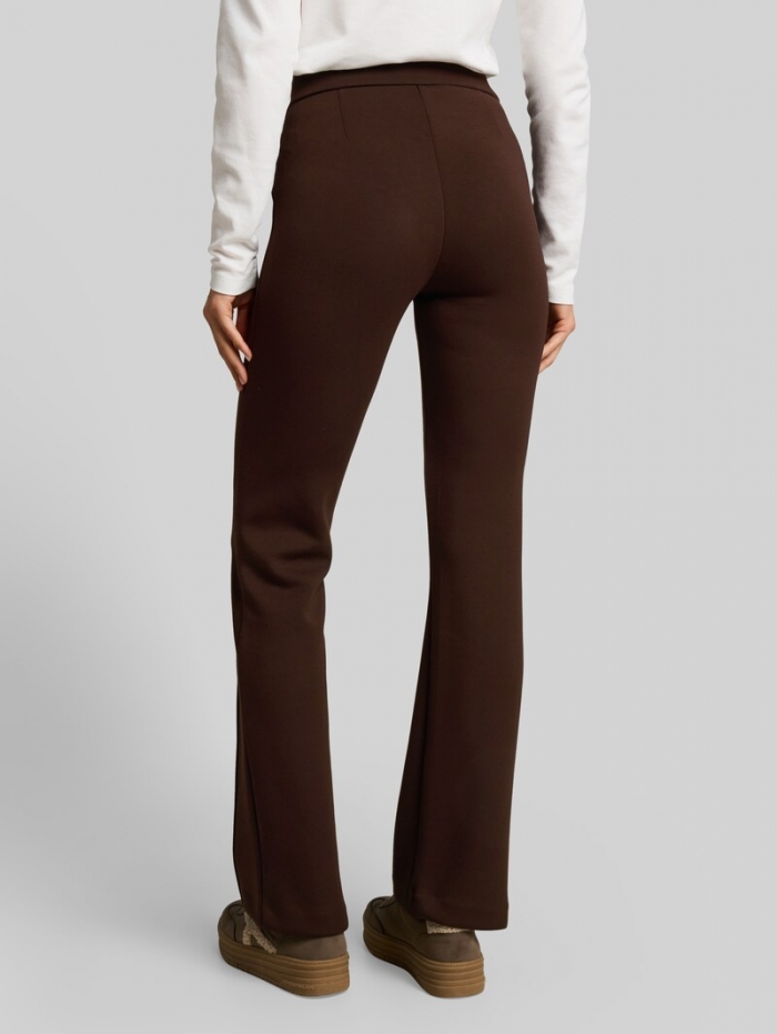 Tom Tailor Flared Treggings Hose - Java Dark Brown