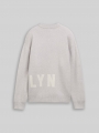 Tom Tailor Oversize Jacquard Strickpullover - Light Stone Grey Melange Tom Tailor Oversize Jacquard Strickpullover - Light Stone Grey Melange