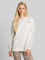 Tom Tailor Oversize Sweatshirt mit Print - Off White Tom Tailor Oversize Sweatshirt mit Print - Off White
