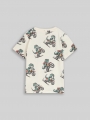 Tom Tailor T-Shirt mit Allover-Print - Multicolor Dino Bike Design Tom Tailor T-Shirt mit Allover-Print - Multicolor Dino Bike Design