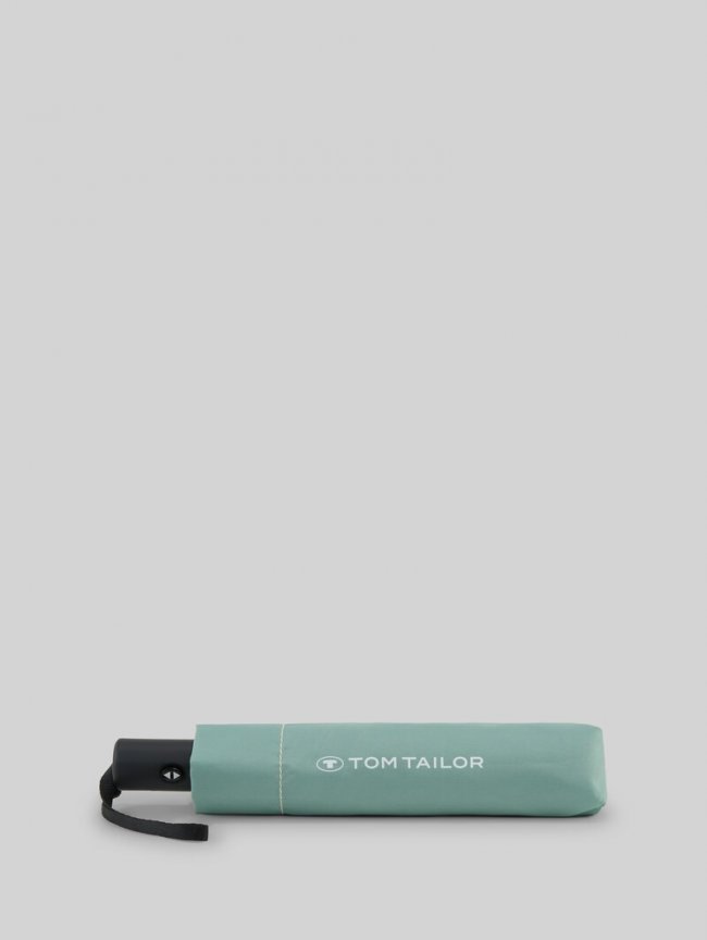 Tom Tailor Mini Regenschirm mit Automatik - Dust Green Tom Tailor Mini Regenschirm mit Automatik - Dust Green