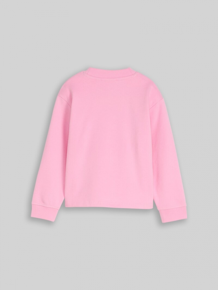 Tom Tailor Cropped Sweatshirt mit Wendepailletten - Lovely Pink Tom Tailor Cropped Sweatshirt mit Wendepailletten - Lovely Pink