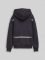 Tom Tailor Oversize Hoodie Sweatshirt mit Print - Coal Grey Tom Tailor Oversize Hoodie Sweatshirt mit Print - Coal Grey