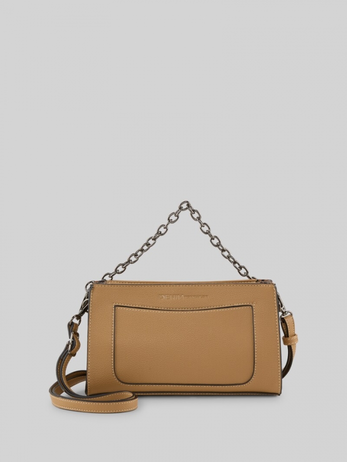 Tom Tailor TTLENNON S Umhängetasche mit Ketten-Details - Camel / Camel Nature Tom Tailor TTLENNON S Umhängetasche mit Ketten-Details - Camel / Camel Nature