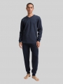 Tom Tailor Ripp Pyjama-Set - Blue-dark-solid Tom Tailor Ripp Pyjama-Set - Blue-dark-solid