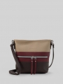 Tom Tailor TTELLEN M Umhängetasche mit Colour-Blocking - Dark Brown Tom Tailor TTELLEN M Umhängetasche mit Colour-Blocking - Dark Brown