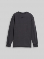 Tom Tailor Oversize Langarmshirt - Heavy Black Tom Tailor Oversize Langarmshirt - Heavy Black