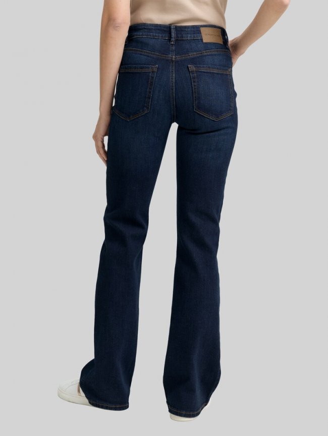 Tom Tailor TTSTELLA BOOTCUT Jeans mit Stretch - Dark Blue Denim Tom Tailor TTSTELLA BOOTCUT Jeans mit Stretch - Dark Blue Denim