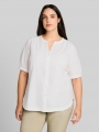 Tom Tailor Plus Size - Bluse aus Baumwolle - White Tom Tailor Plus Size - Bluse aus Baumwolle - White